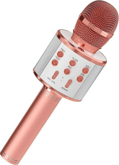 Μικρόφωνο Karaoke Ασύρματο MajesticLine Ροζ