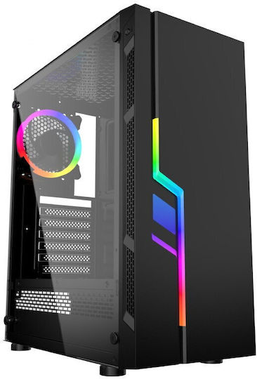Gembird Fornax 2000 RGB Middle Tower Carcasă PC Neagră