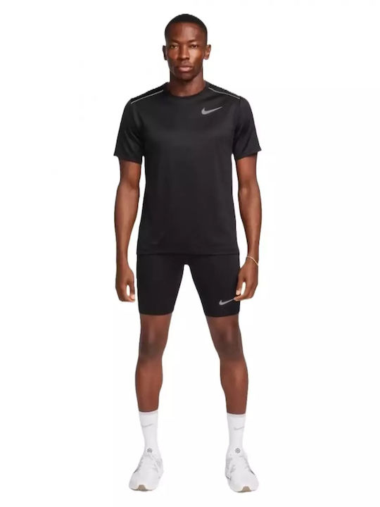 Nike FAST Herren Sportleggings Kompression Kurz Schwarz