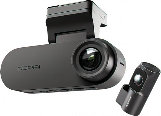 DDPAI Σετ Κάμερα DVR Αυτοκινήτου 1440P Wi-Fi & Κάμερα Οπισθοπορείας
