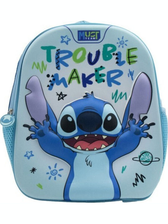 Must Team School Bag Backpack Kindergarten Stitch Trouble Maker 8Liters