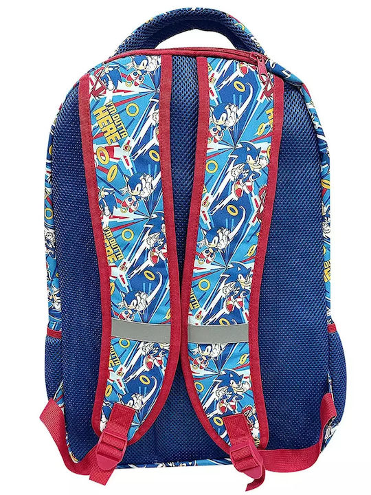 Primary School Backpack Sonic 45x28x17cm 16292-3217