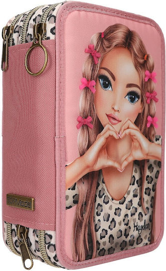Depesche Federmäppchen mit 3 Fächern Rosa