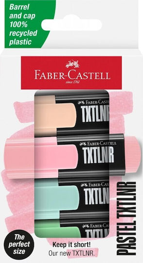 Faber-Castell Pastel Textmarker Pastel 4Stück