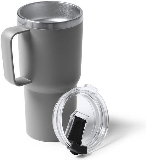 Next Ποτήρι Θερμός Ανοξείδωτο 600ml Γκρι