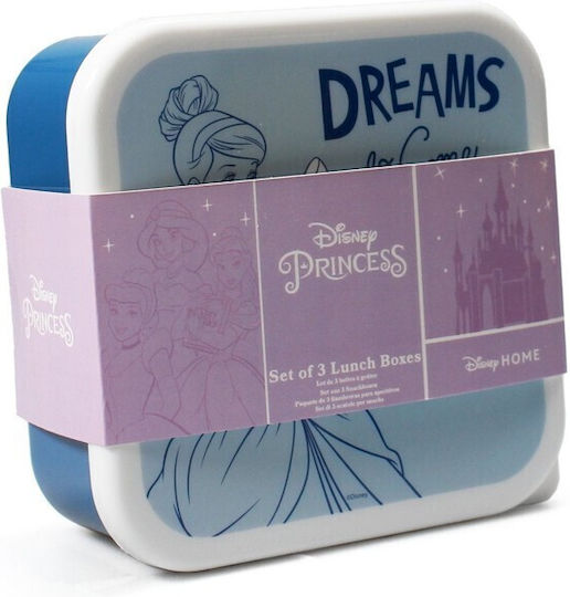 Disney Πλαστικό Παιδικό Σετ Φαγητού Λευκό