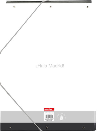 Φάκελος Δακτυλίου Real Madrid C.f Λευκό A4 26 X 33.5 X 2.5 Cm