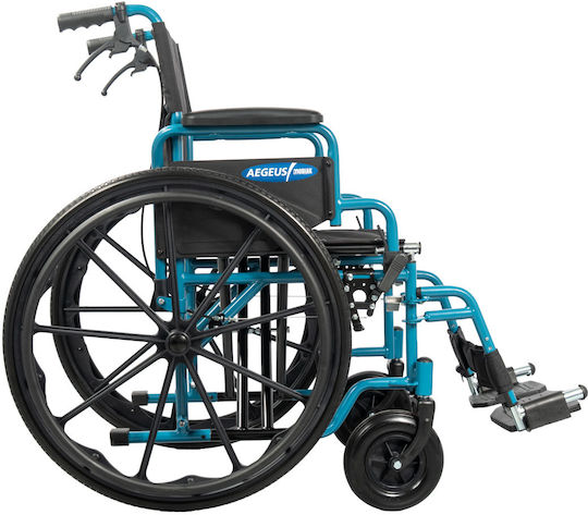 Mobiak Aegeus Rollstuhl 24" Einfacher Typ 43cm 0815003 Blau