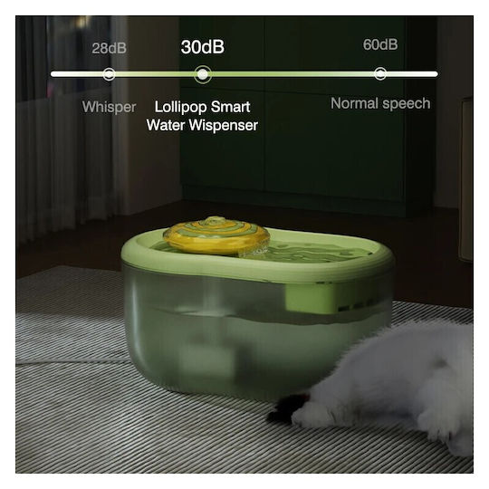 Поилка Фонтан от ABS Пластмаса за Куче и Котка 2.2л 24.3см