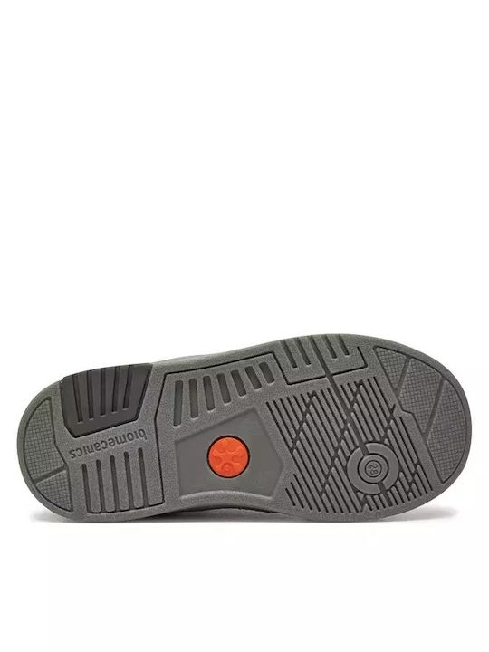 Anatomical Leather Kids Boots with Velcro Black