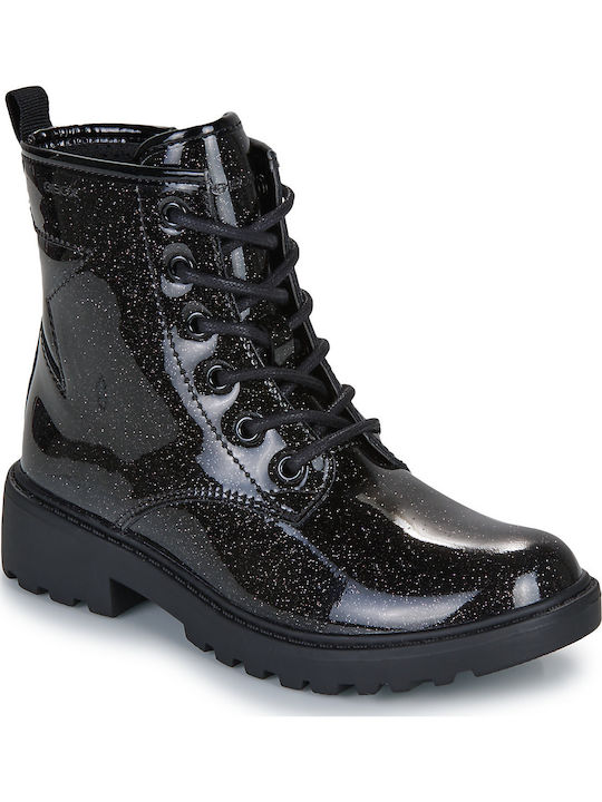 J Casey G G Kids Boots with Zipper Black