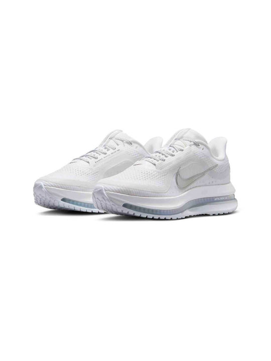 Pegasus Sport Shoes Running White / Metallic Silver