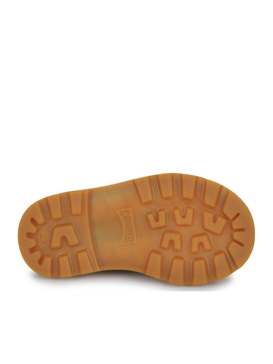 BRUTUS Kids Boots from Patent Leather with Zipper Gray