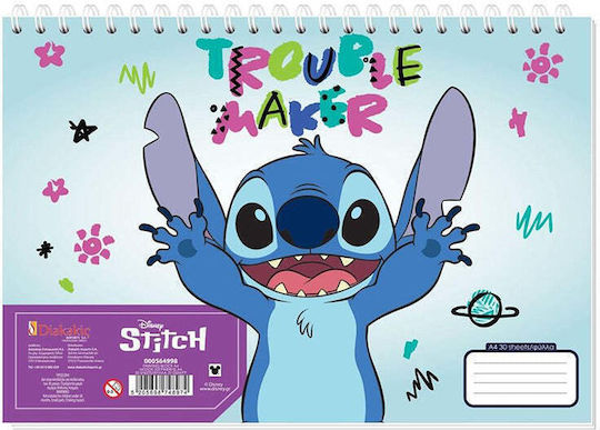 Drawing Pad Lilo & Stitch A4 30 Sheets 2 Pack