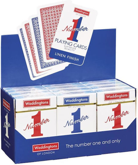 Winning Moves No.1 Τράπουλα 1τμχ για Poker Κόκκινη