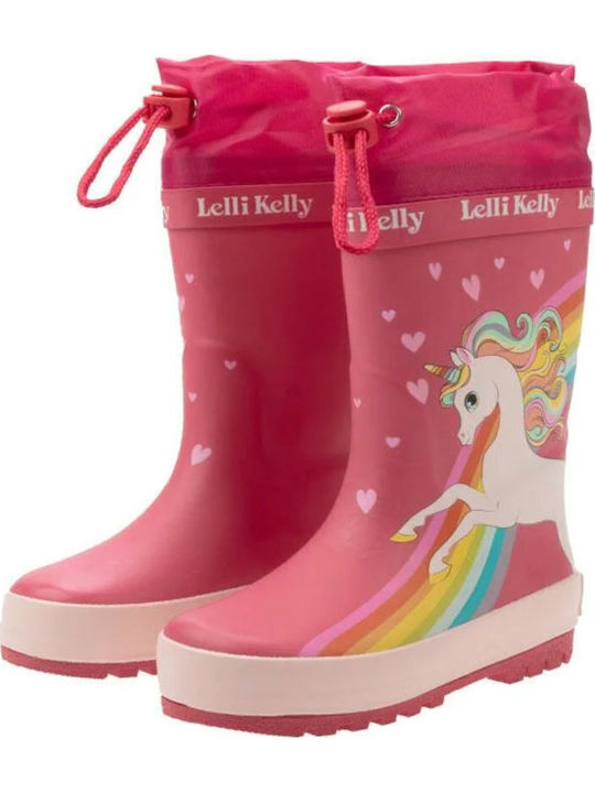 Kids Wellies Fuchsia