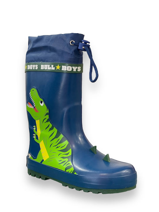 Kids Wellies with Internal Lining Blue