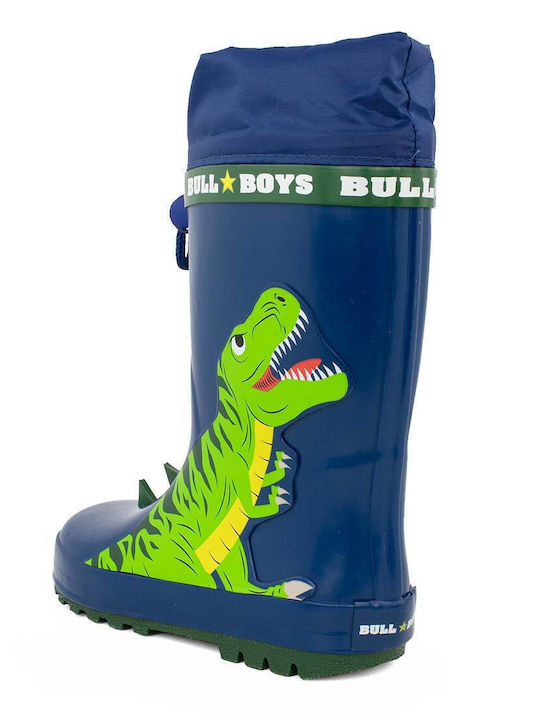 Kids Wellies with Internal Lining Blue