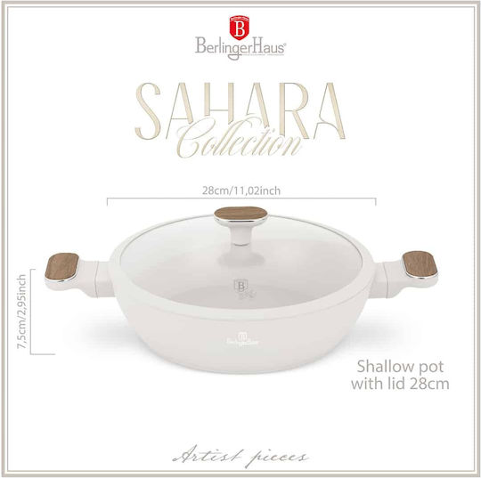 Berlinger Haus Sahara Nordic Collection Тиган от Алуминий с Капак 28см