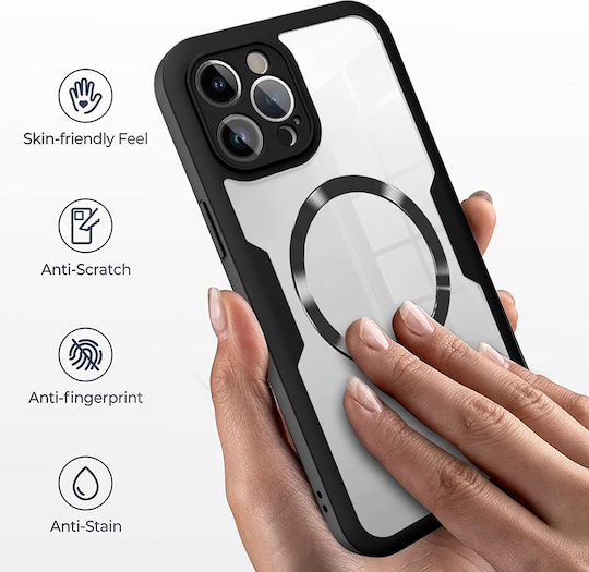 Techsuit ColorVerse 360 Vollschutz Silikon Schwarz (iPhone 17)