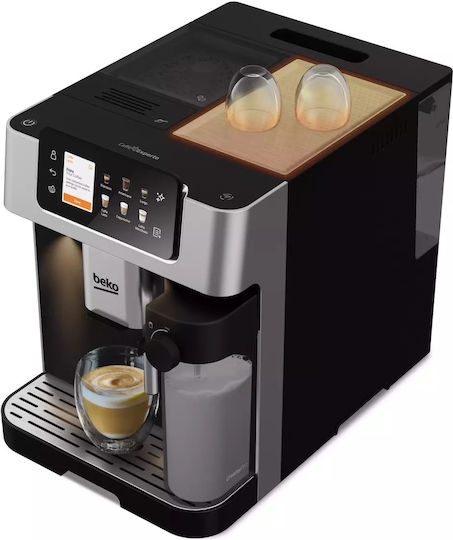 Beko Automatic Espresso Machine 1350W Pressure 19bar for Cappuccino Black S71013934