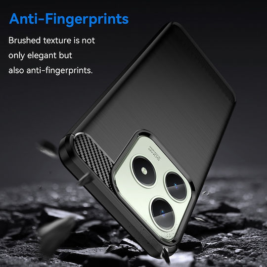 Back Cover Silicon Negru (Realme C63)