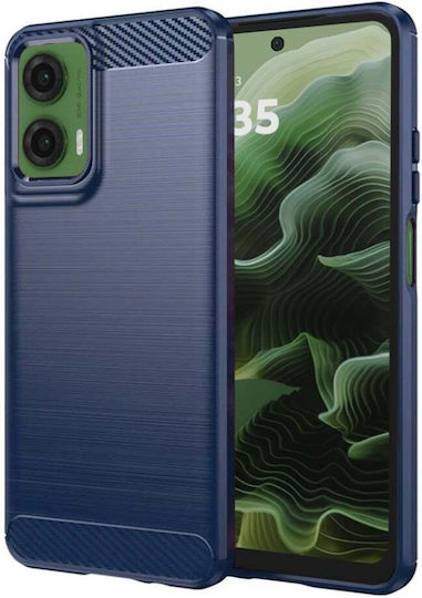 Задна корица Силикон Син (Moto G35)