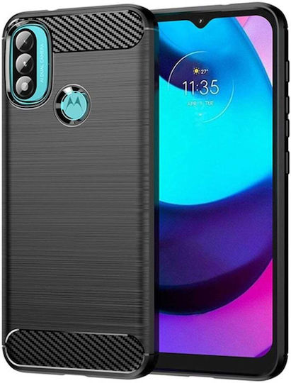 Back Cover Σιλικόνης Μαύρο (Moto E20)