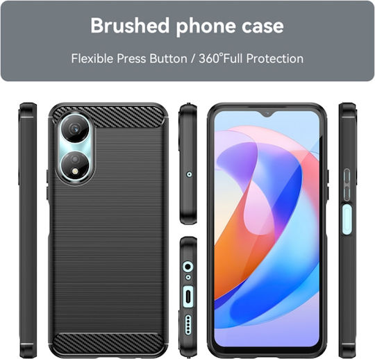 Back Cover Σιλικόνης Μαύρο (Honor 90 Smart)