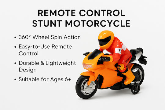 Remote Controlled Motorcycle Stunt