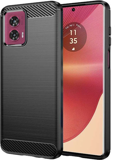 Back Cover Silicon Negru (Motorola Edge 50 Fusion)
