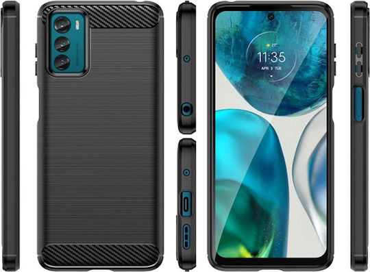 Задна корица Силикон Черен (Moto G42)