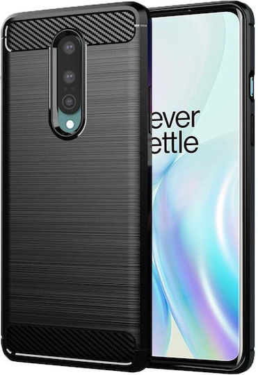 Back Cover Silicon Negru (OnePlus 8)