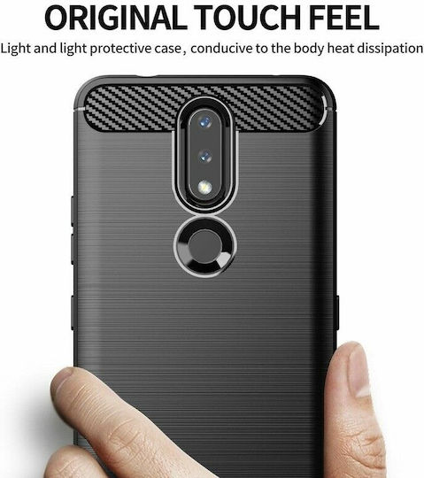 Задна корица Силикон Черен (Nokia 2.4)