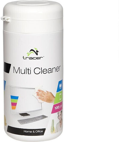Tracer Multi Cleaner Wet Wipes Καθαριστικό Οθόνης 100τμχ