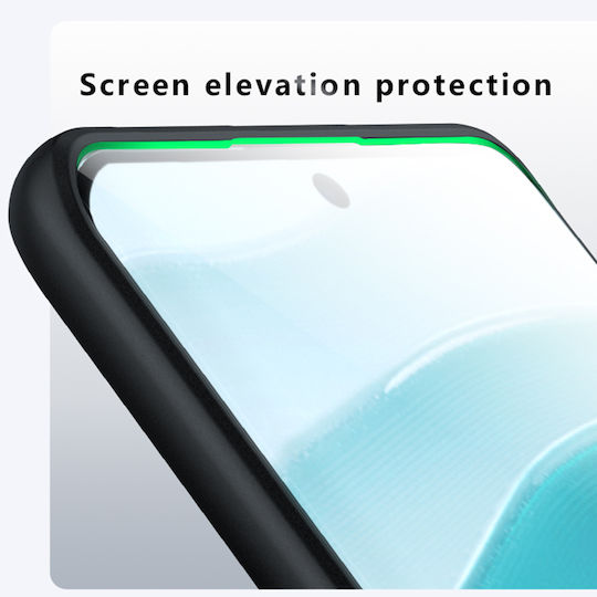 Techsuit Umschlag Rückseite Silikon Schwarz (Redmi Note 14 Pro 5G / Poco X7)