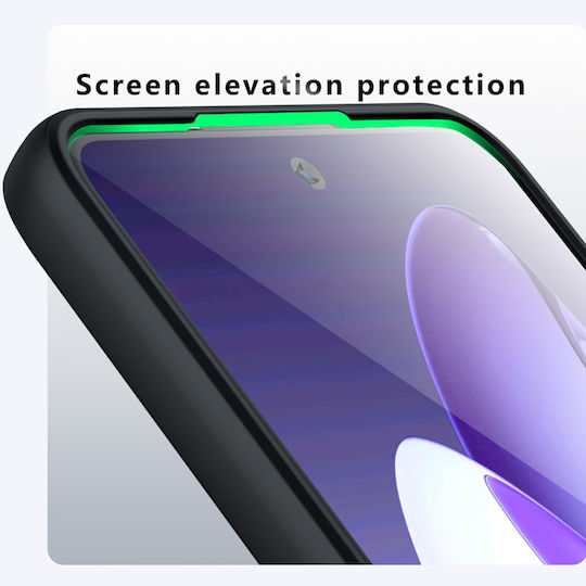 Techsuit Back Cover Σιλικόνης Μαύρο (Oppo Reno13 F / FS)