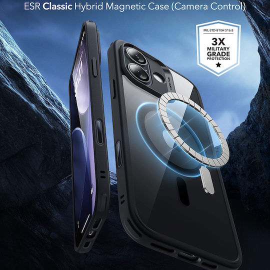ESR Classic Hybrid Halolock Umschlag Rückseite Silikon Transparent (iPhone 17)