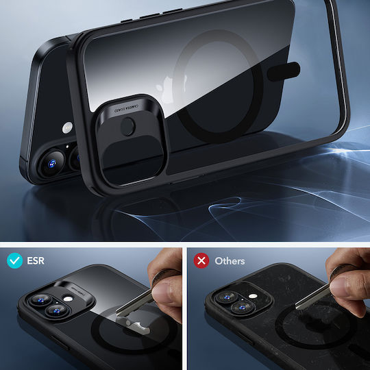 ESR Classic Hybrid Halolock Umschlag Rückseite Silikon Transparent (iPhone 17)