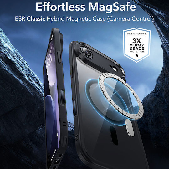 ESR Classic Hybrid Halolock Umschlag Rückseite Silikon Transparent (iPhone Air)