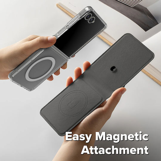 Ringke Folio Wallet Piele artificială Negru (Galaxy Z Flip7)
