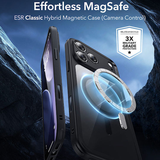 ESR Classic Hybrid Halolock Umschlag Rückseite Silikon Transparent (iPhone 17 Pro)