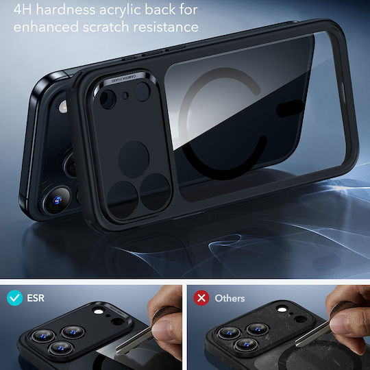 ESR Classic Hybrid Halolock Umschlag Rückseite Transparent (iPhone 17 Pro Max)