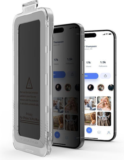 Tech-protect Quick Set Spy+ 2er Pack Für iPhone 13 13 Pro 14 16e Datenschutz