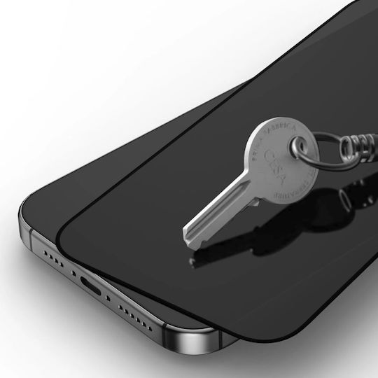 Tech-Protect Quick Set Spy+ Поверителност Закалено Стъкло Черен (iPhone 14 Pro)
