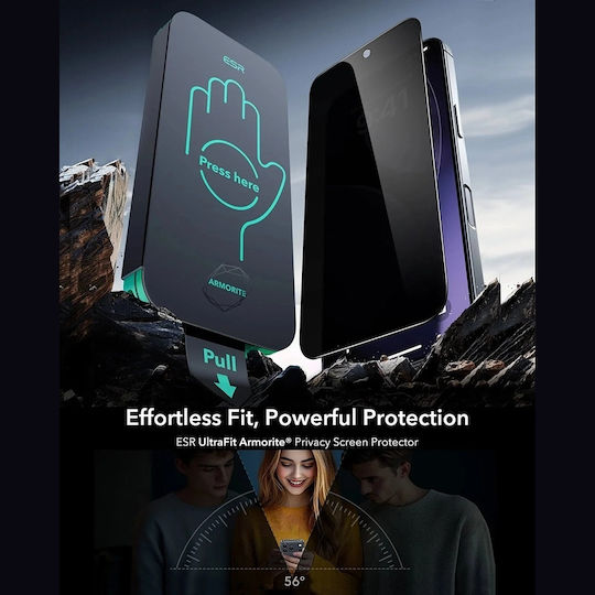 ESR Armorite Privacy Screen Protector 3pcs Black (iPhone 17 / 17 Pro / 16 Pro)