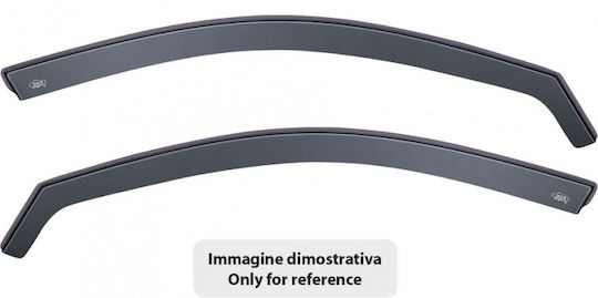DGA Set of Windbreakers Front Car Dark Fime for Seat Ibiza 2pcs