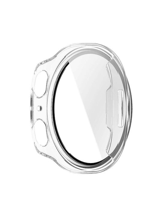 Techsuit Defense360 Pro Пластмасов Калъф със Стъкло в Прозрачен цвят за Samsung Galaxy Watch8 44мм