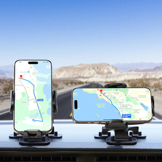 Joyroom JR-ZS259 Car Mobile Mount 4.7" - 7" with Adjustable Hooks Black