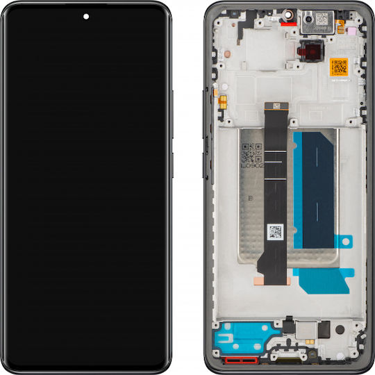Οθόνη Γνησια με Μηχανισμό Αφής για Xiaomi Redmi Note 14 Pro Plus 5G (Μαύρο)
